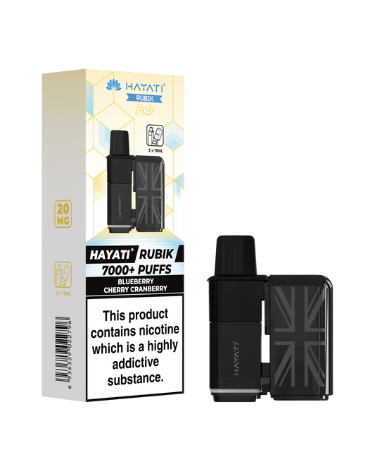 BLUEBERRY CHERRY CRANBERRY - HAYATI RUBIK POD