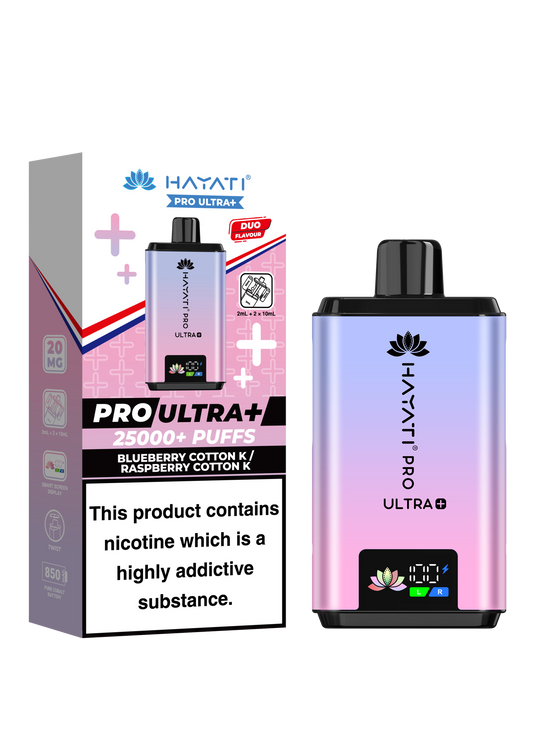 BLUEBERRY COTTON K/ RASPBERRY COTTON K - HAYATI PRO ULTRA 25K