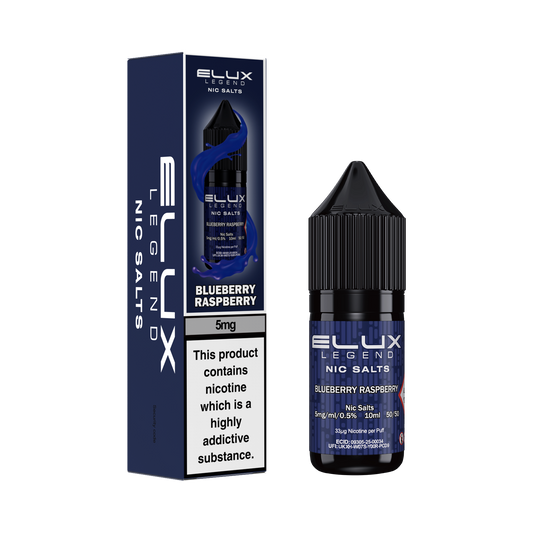 BLUEBERRY RASPBERRY - ELUX NIC SALTS 5MG