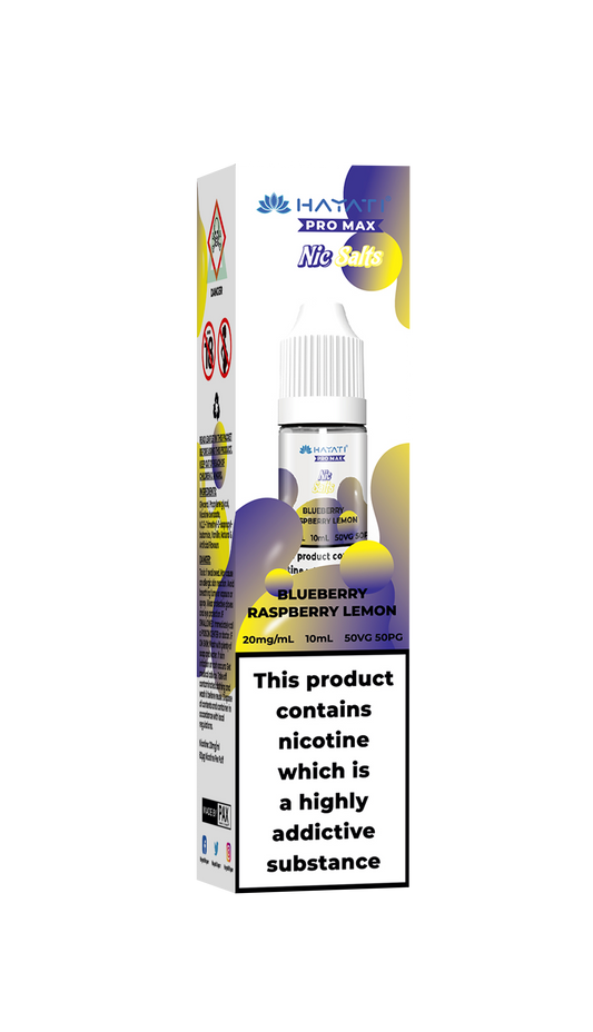 BLUEBERRY RASPBERRY LEMON - HAYATI NIC SALTS 20 MG