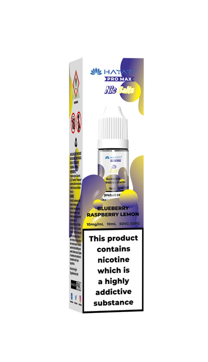 BLUEBERRY RASPBERRY LEMON - HAYATI NIC SALTS 10 MG
