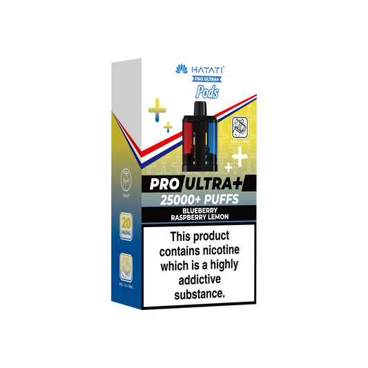 BLUEBERRY RASPBERRY LEMON - HAYATI PRO ULTRA PODS 25K+