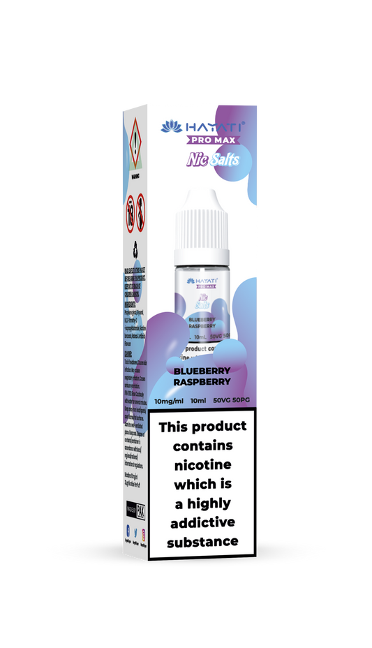 BLUEBERRY RASPBERRY - HAYATI NIC SALTS 10 MG