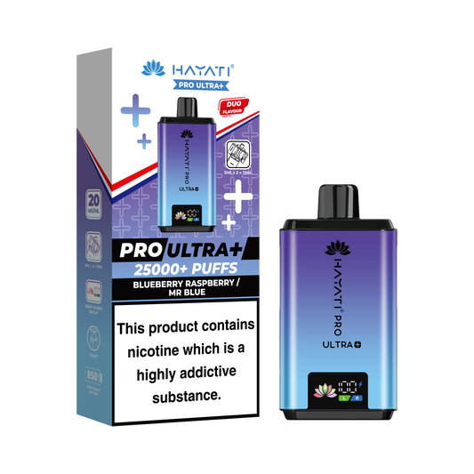 BLUEBERRY RASPBERRY/ MR BLUE - HAYATI PRO ULTRA 25K