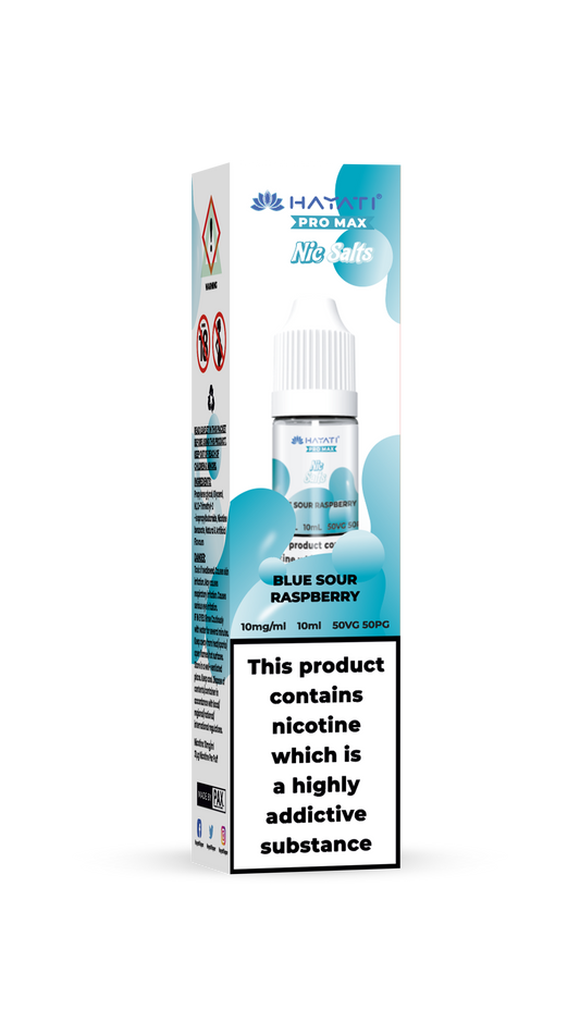 BLUE SOUR RASPBERRY - HAYATI NIC SALTS 10 MG