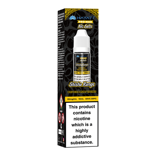 BRU ICE & RUBY LYCHEE - HAYATI SHISHA NIC SALTS 20MG