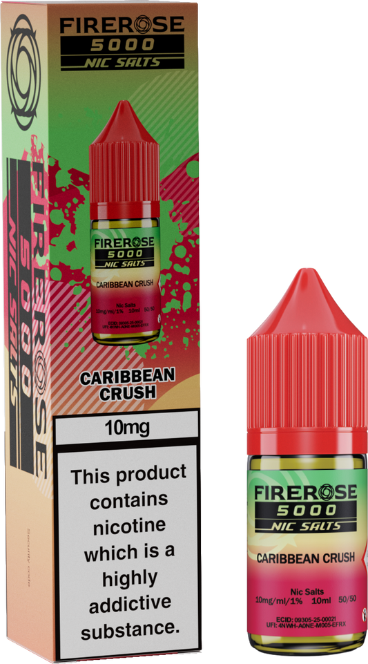 CARRIBEAN CRUSH - FIREROSE NIC SALTS 10 MG