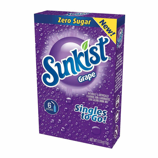 SUNKIST GRAPE SINGLES TO GO! (12PCS)