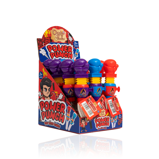 POWER PUNCH  CANDY TOY (12x10g) (HALAL) - CANDY PARADISE