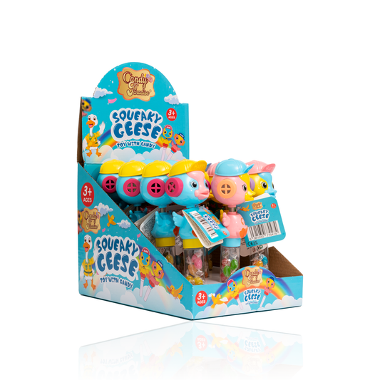 SQUEAKY GEESE  CANDY TOY (12x10g) (HALAL) - CANDY PARADISE
