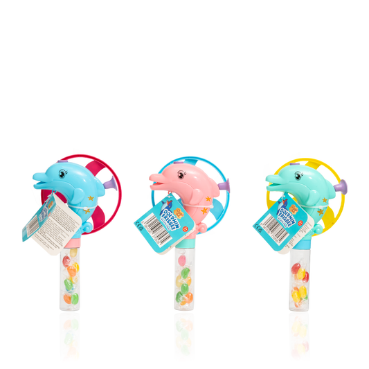 DOLPHIN FRISBEE CANDY TOY (9x10g) (HALAL) - CANDY PARADISE