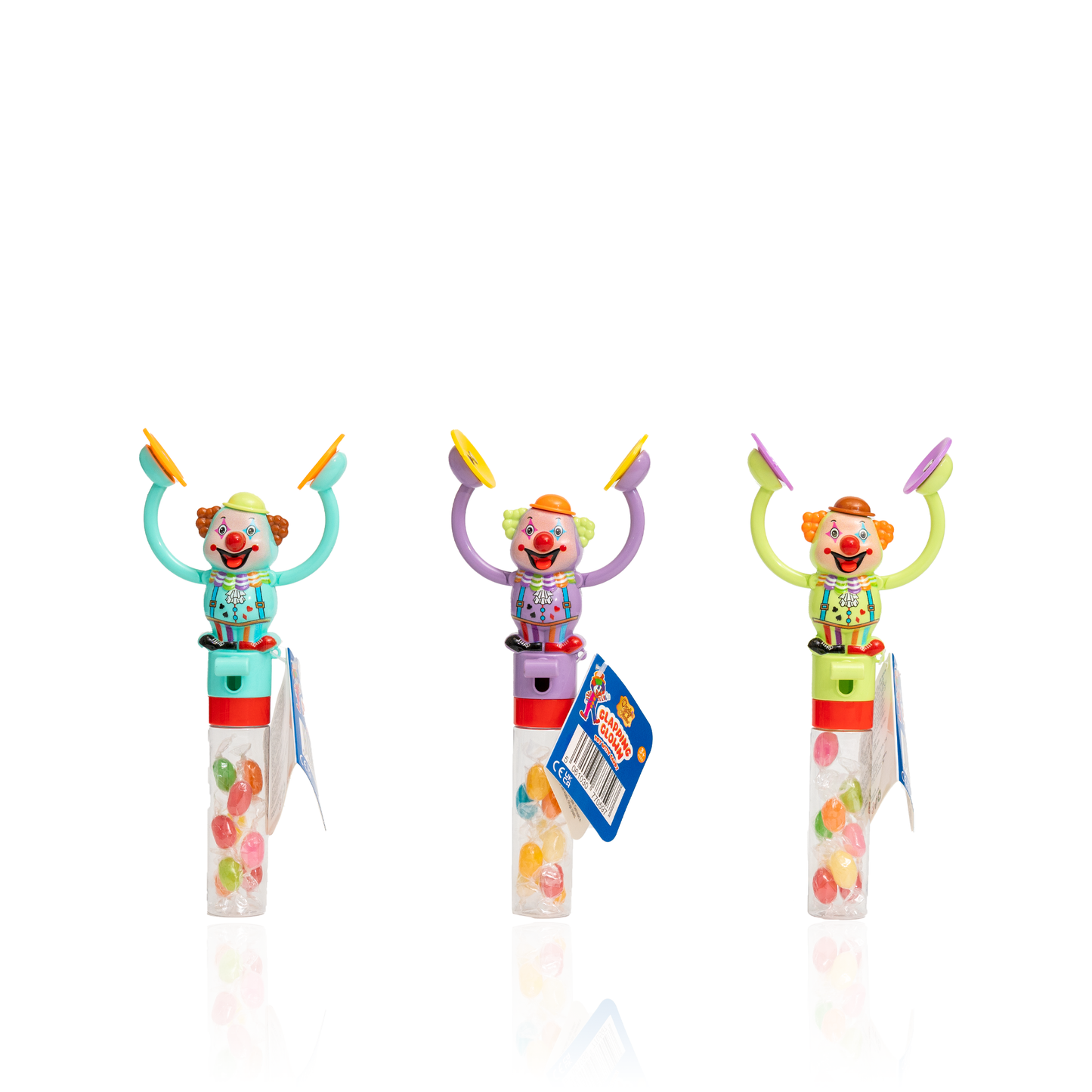CLAPPING CLOWN CANDY TOY (12x10g) (HALAL) - CANDY PARADISE