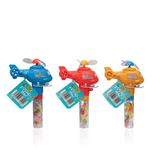 HELICOPTER FAN  CANDY TOY (12x10g) (HALAL) - CANDY PARADISE