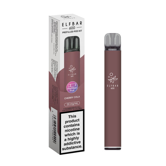 CHERRY COLA - ELF BAR 600 PREFILLED POD KIT