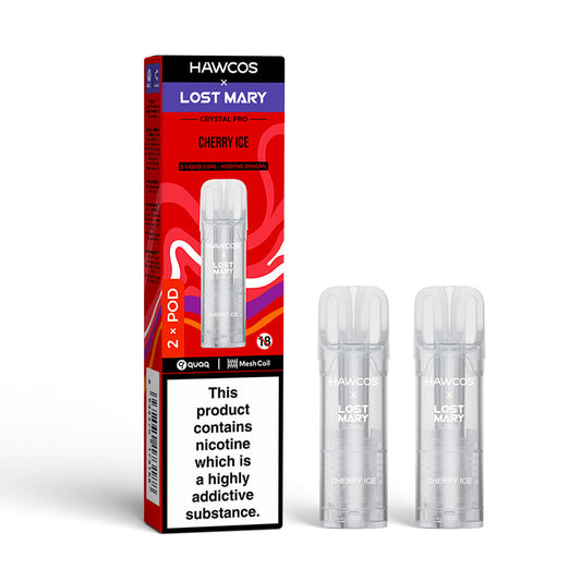 CHERRY ICE - HAWCOS LOSTMARY 600 PODS