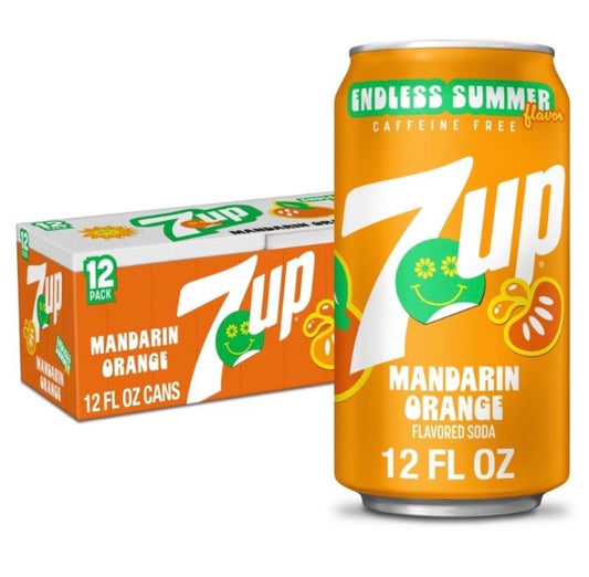 7UP MANDARIN ORANGE (12X335ML)
