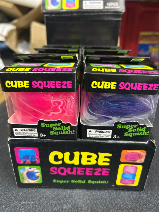 BIG SQUEEZE CUBES MARBLE  (12PK)