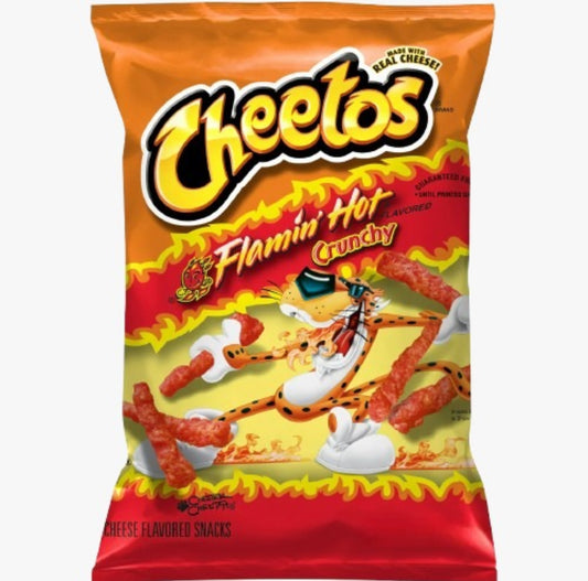 CHEETOS FLAMING HOT CRUNCHY  10/8oZ