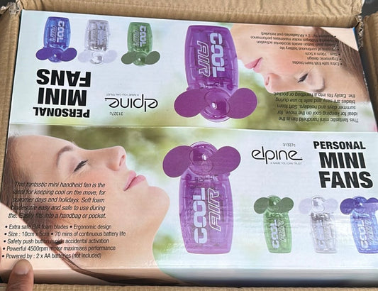 MINI FANS (24PK BATTERY NOT INC)