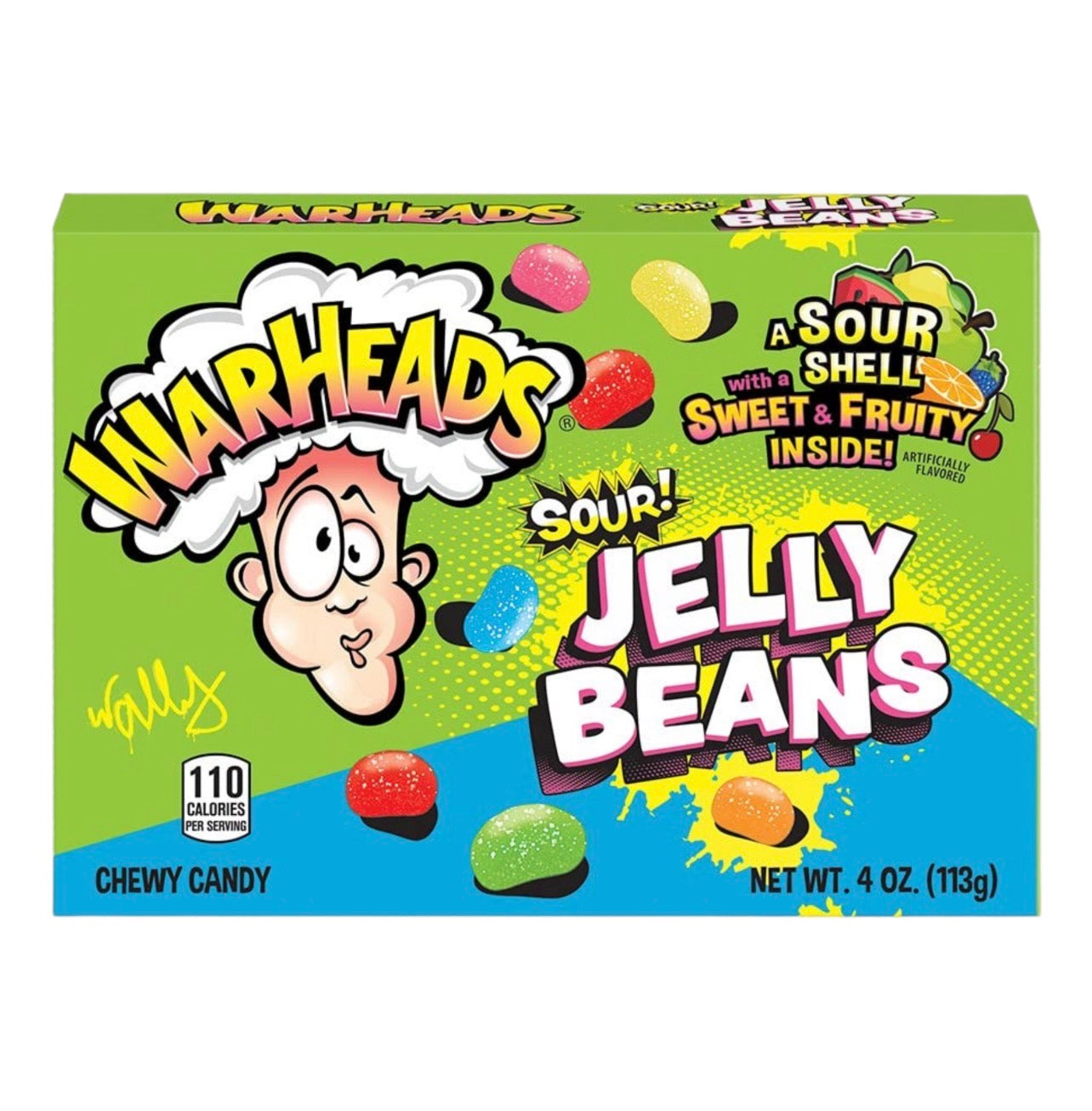 WARHEADS SOUR JELLY BEANS THEATRE BOX (12 X 113g)
