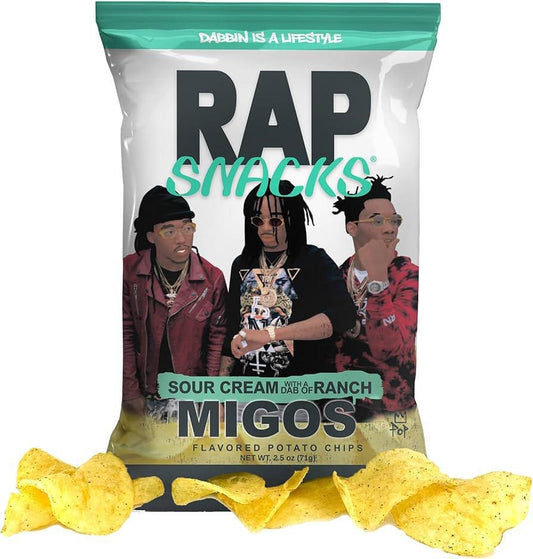 RAP SACKS MIGOS SOUR CREAM RANCH - (12 X 71G)
