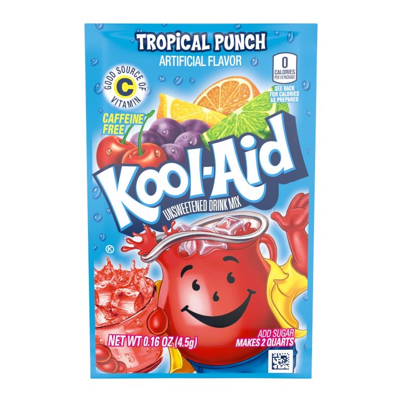 TROPICAL PUNCH KOOL AID DRINK MIX (48PK)