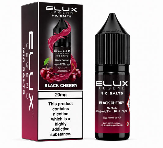 BLACK CHERRY - ELUX NIC SALT 20 MG