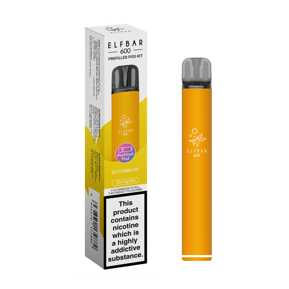 ELF TURBO ICE - ELF BAR 600 PREFILLED POD KIT