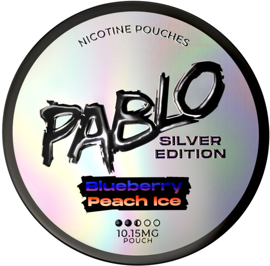 BLUEBERRY PEACH ICE - PABLO SILVER EDITION 10mg
