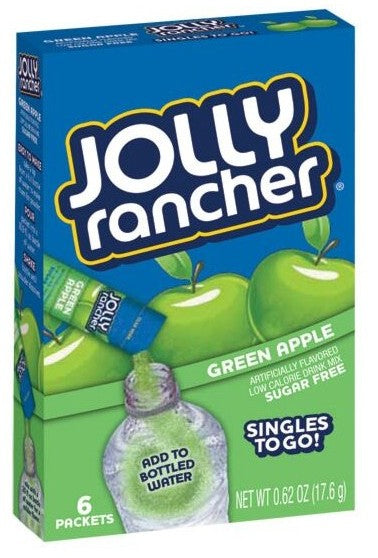 JOLLY RANCHER GREEN APPLE SINGLES TO GO! (12PCS)
