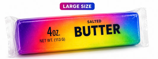 SQUISHY SALTED BUTTER RAINBOW (12PK x BIG)