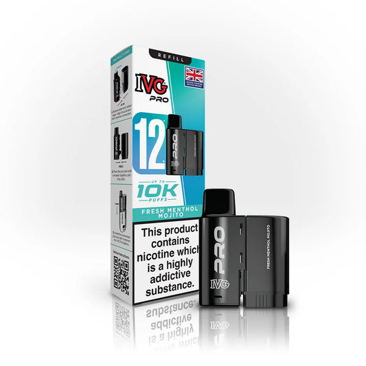 FRESH MENTHOL MOJITO - IVG PRO PODS