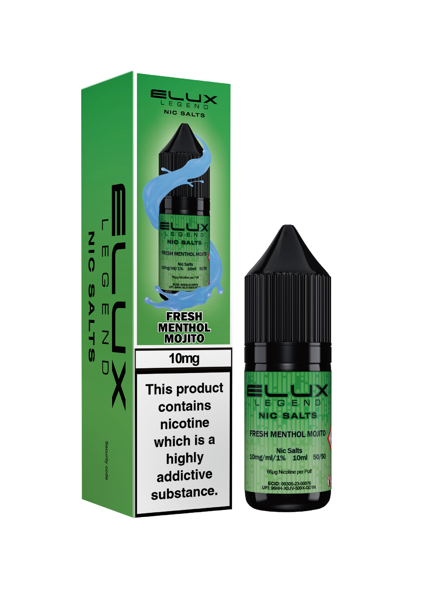 Fresh Menthol Mojito - ELUX NIC SALT 10 MG