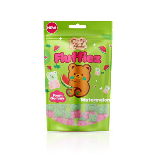 WATERMELON FOAM GUMMY FLUFFIEZ - CANDY PARADISE (12 X 100g)