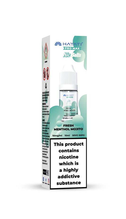 FRESH MENTHOL MOJITO - HAYATI NIC SALTS 10 MG