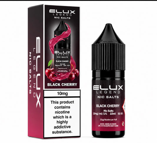 BLACK CHERRY - ELUX NIC SALT 10 MG
