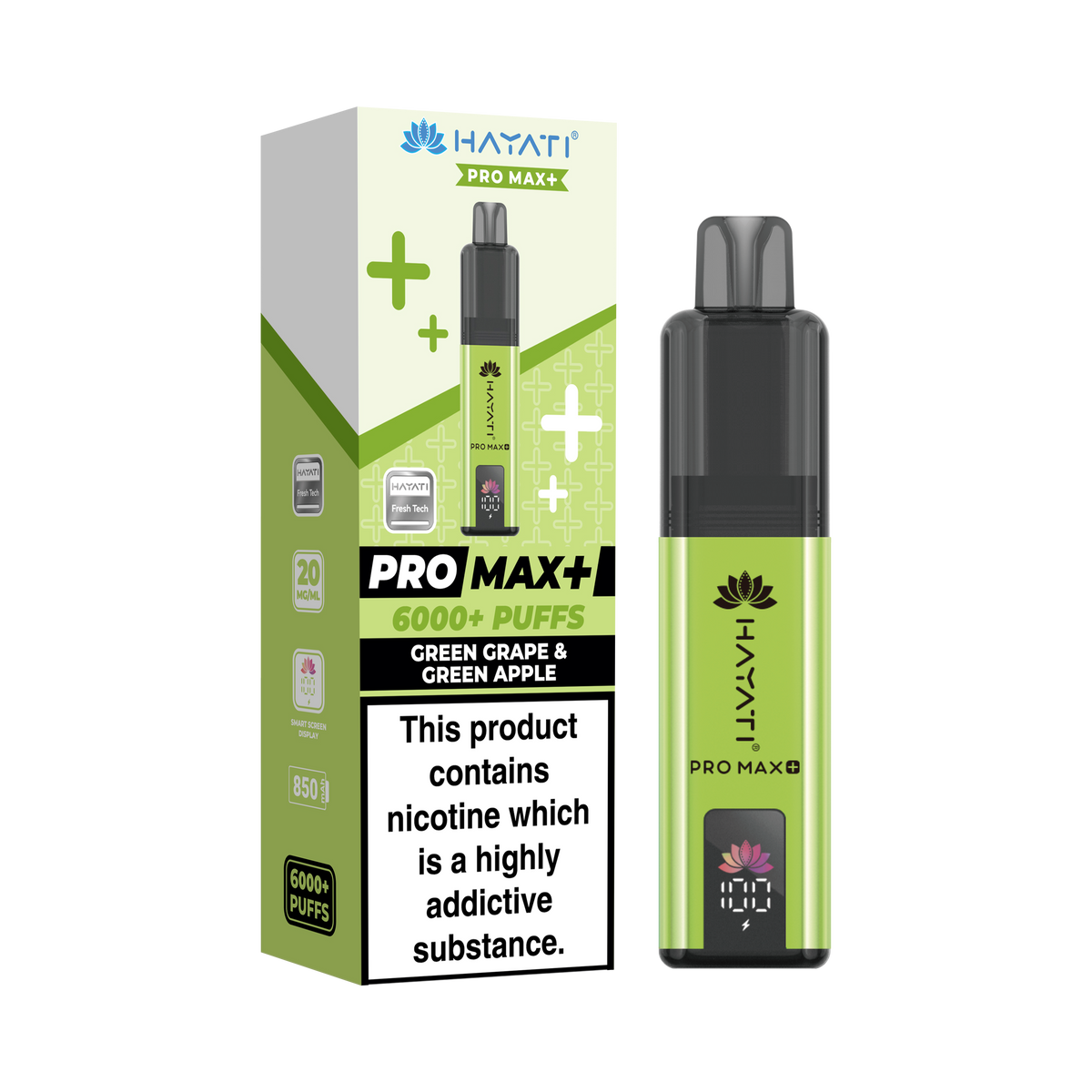 GREEN GRAPE & GREEN APPLE- PRO MAX + KIT