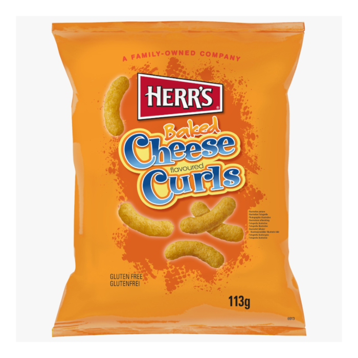 BAKED CHEESE CURLS - HERR'S (113g)