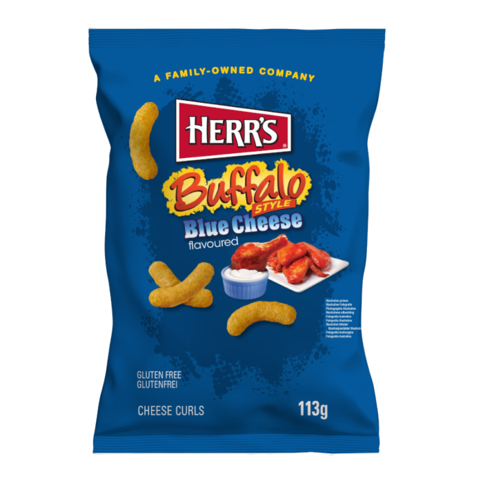 BUFFALO BLUE CHEESE CURLS - HERR'S (113g)