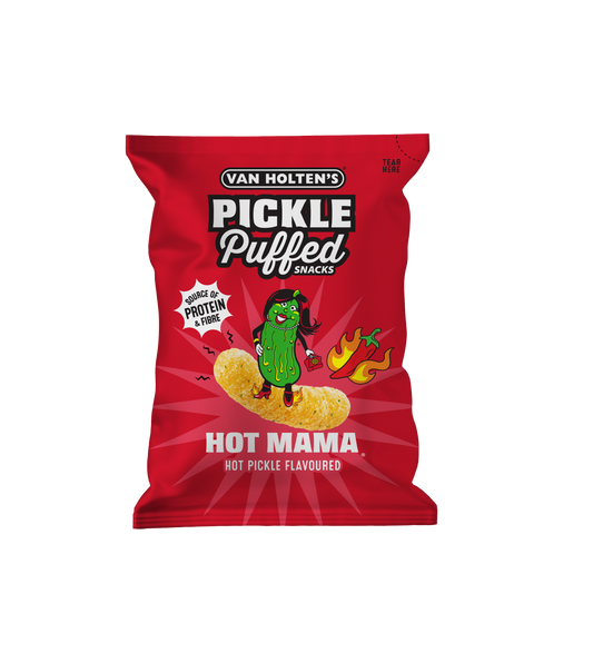 Van Holtens Hot Mama Pickle Puffs 14x50g £1.25PMP