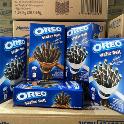 OREO WAFER ROLLS CHOCOLATE  20 X 54g  (NO VAT)