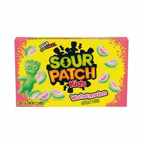 WATERMELON SOUR PATCH THEATER BOXES 12 X 3.5 OZ