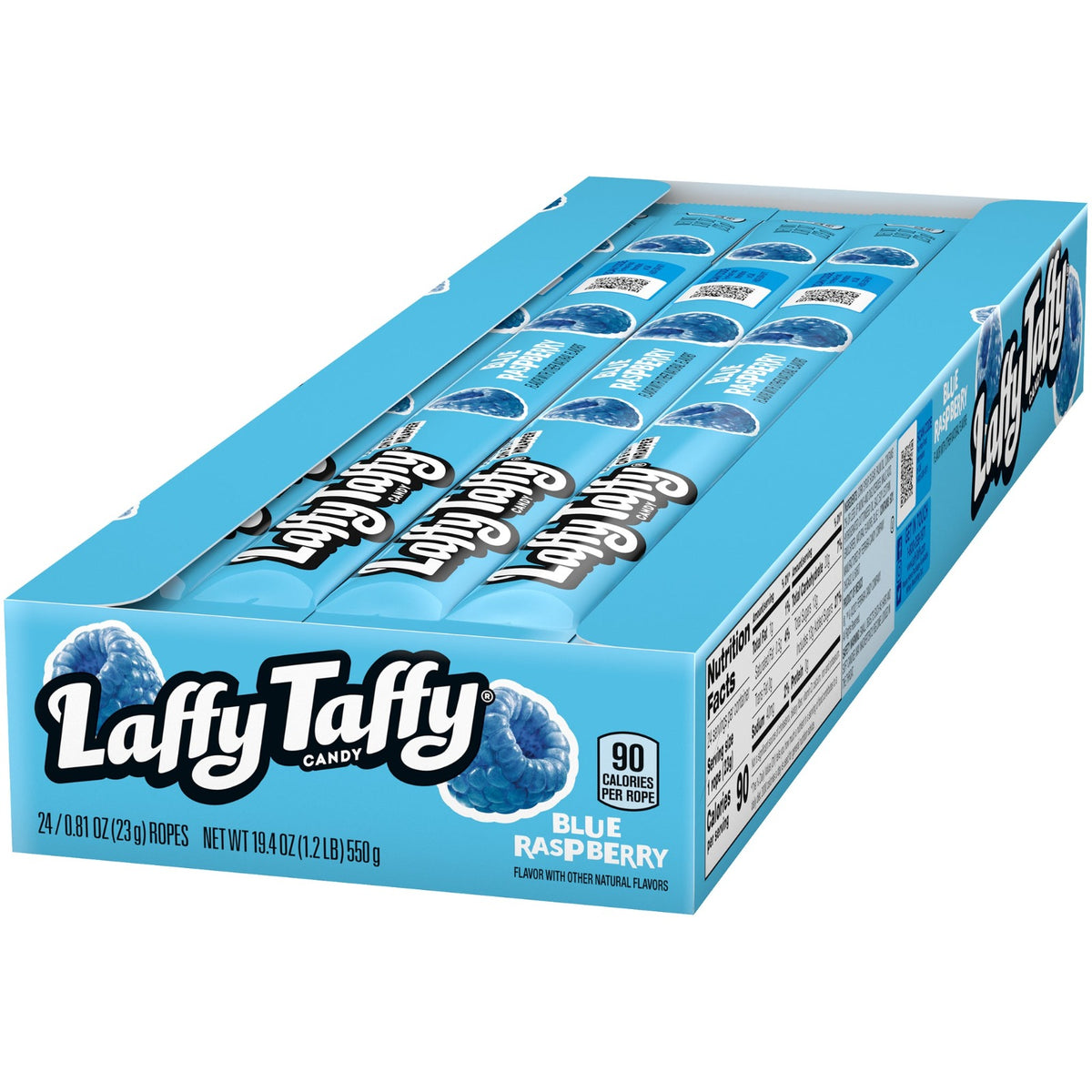 LAFFY TAFFY ROPE BLUE RASPBERRY  (24 x 0.81z)