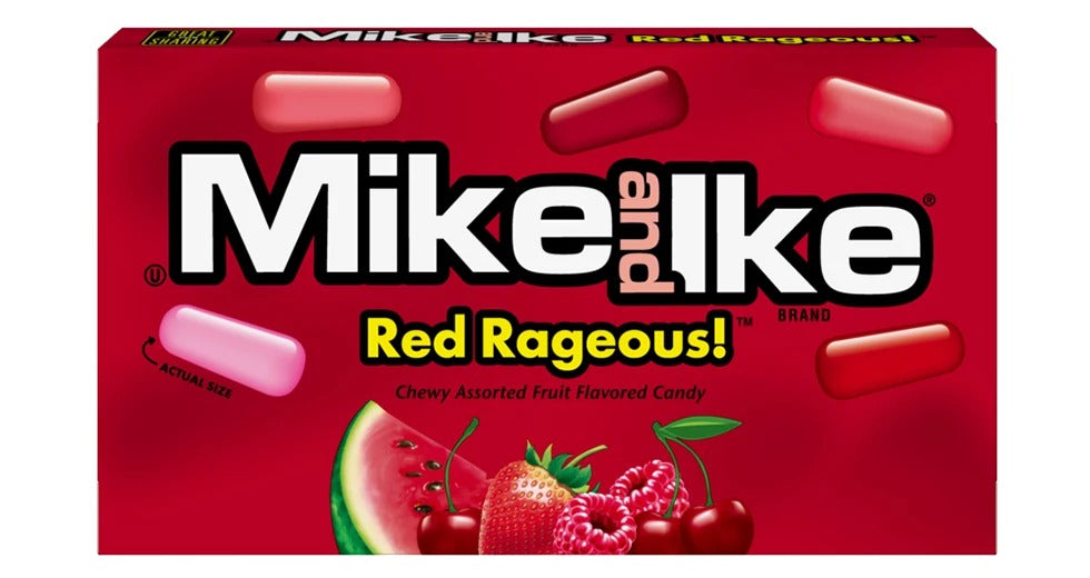 MIKE AND IKE RED RAGEOUS 12 X 4.25 oz