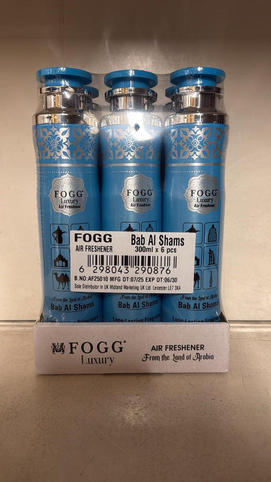 BAB AL SHAMS - FOGG ARABIC AIR FRESHNERS (6x300ML)