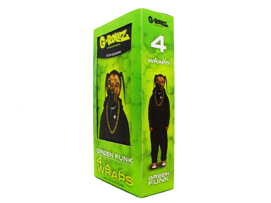 GREEN FUNK WRAPS (15pk) - G ROLLZ