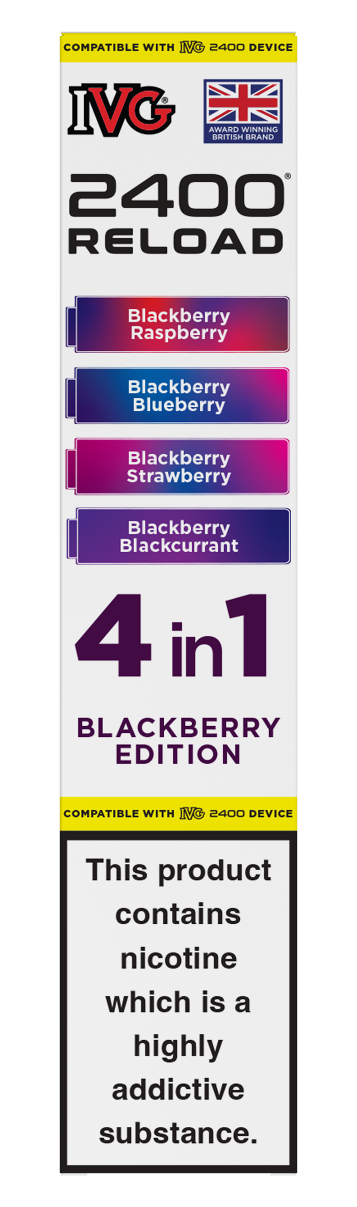 Blackberry Edition - IVG 2400 RELOAD POD