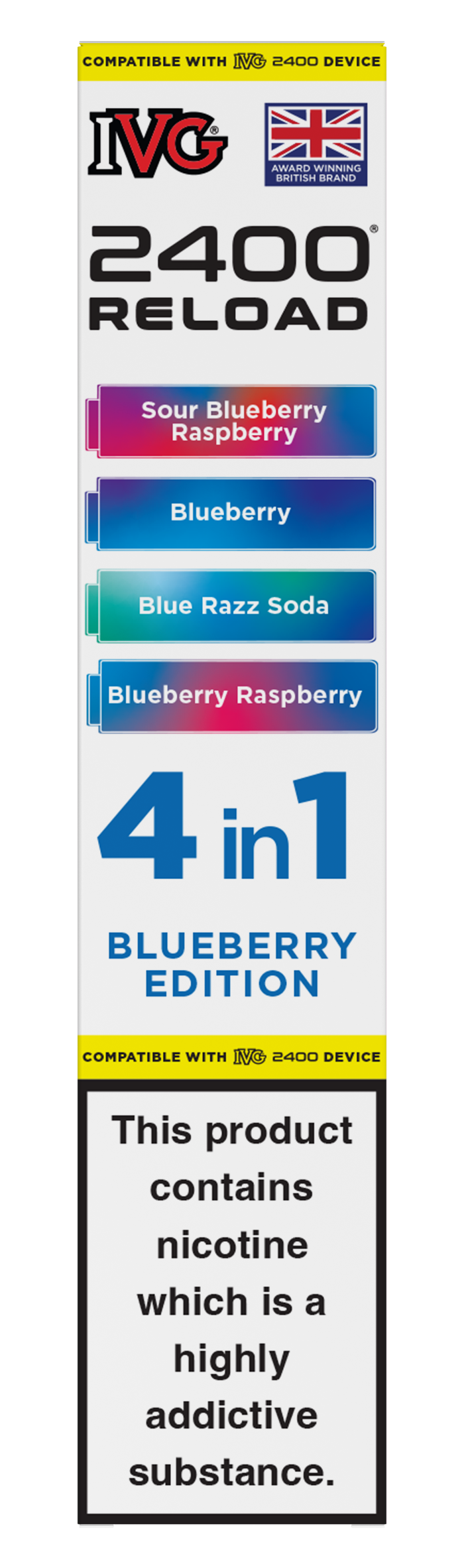 Blueberry Edition - IVG 2400 RELOAD POD