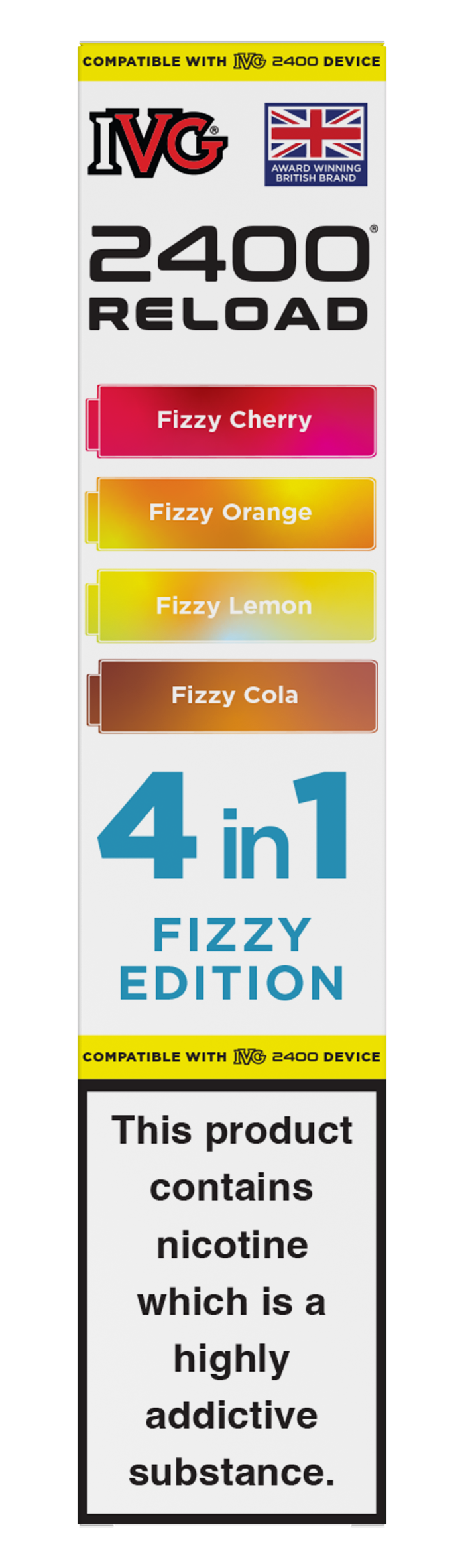 Fizzy Edition - IVG 2400 RELOAD POD