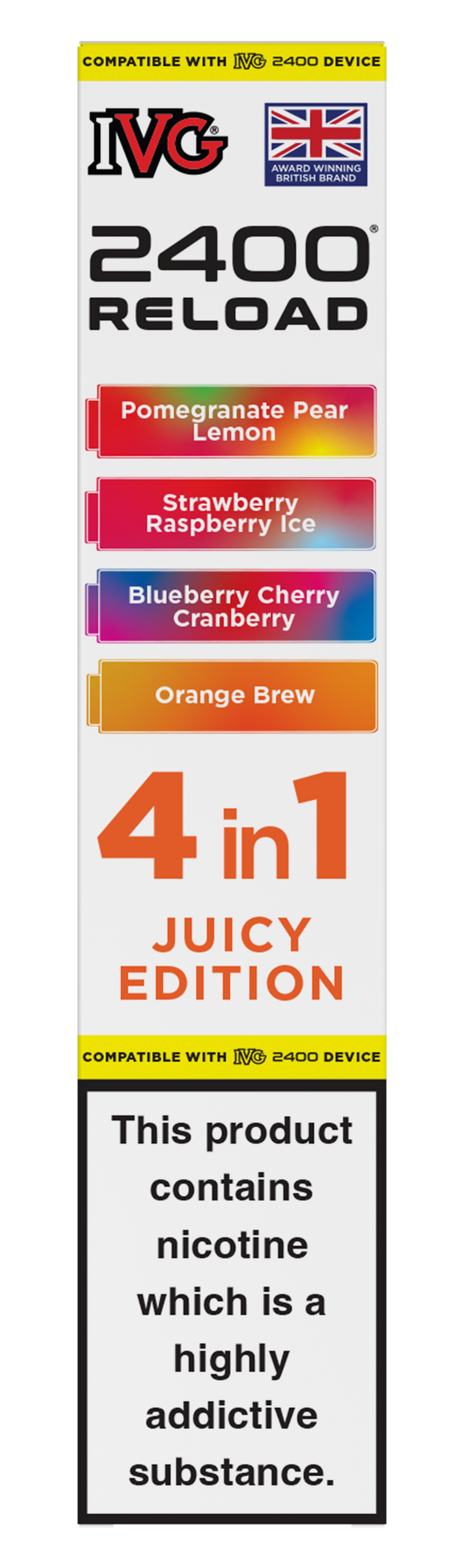 Juicy Edition - IVG 2400 RELOAD POD